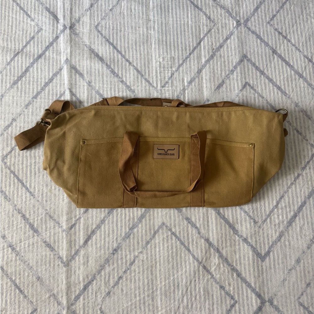 Kimes Ranch Tan Canvas Weekender Bag